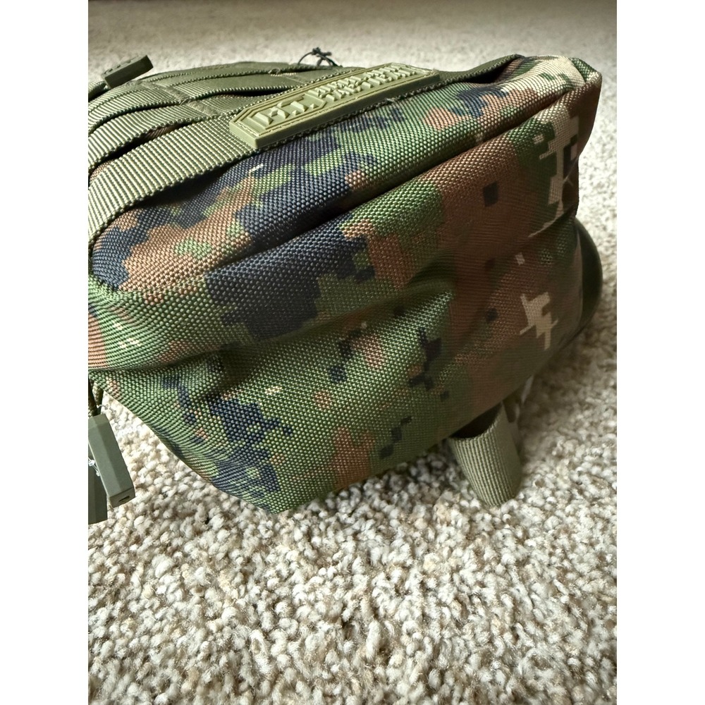 NWT Highland Tactical Sling Bag MOLLE Webbing Green Digital Camo Shoulder‎ Pack - Picture 8 of 11